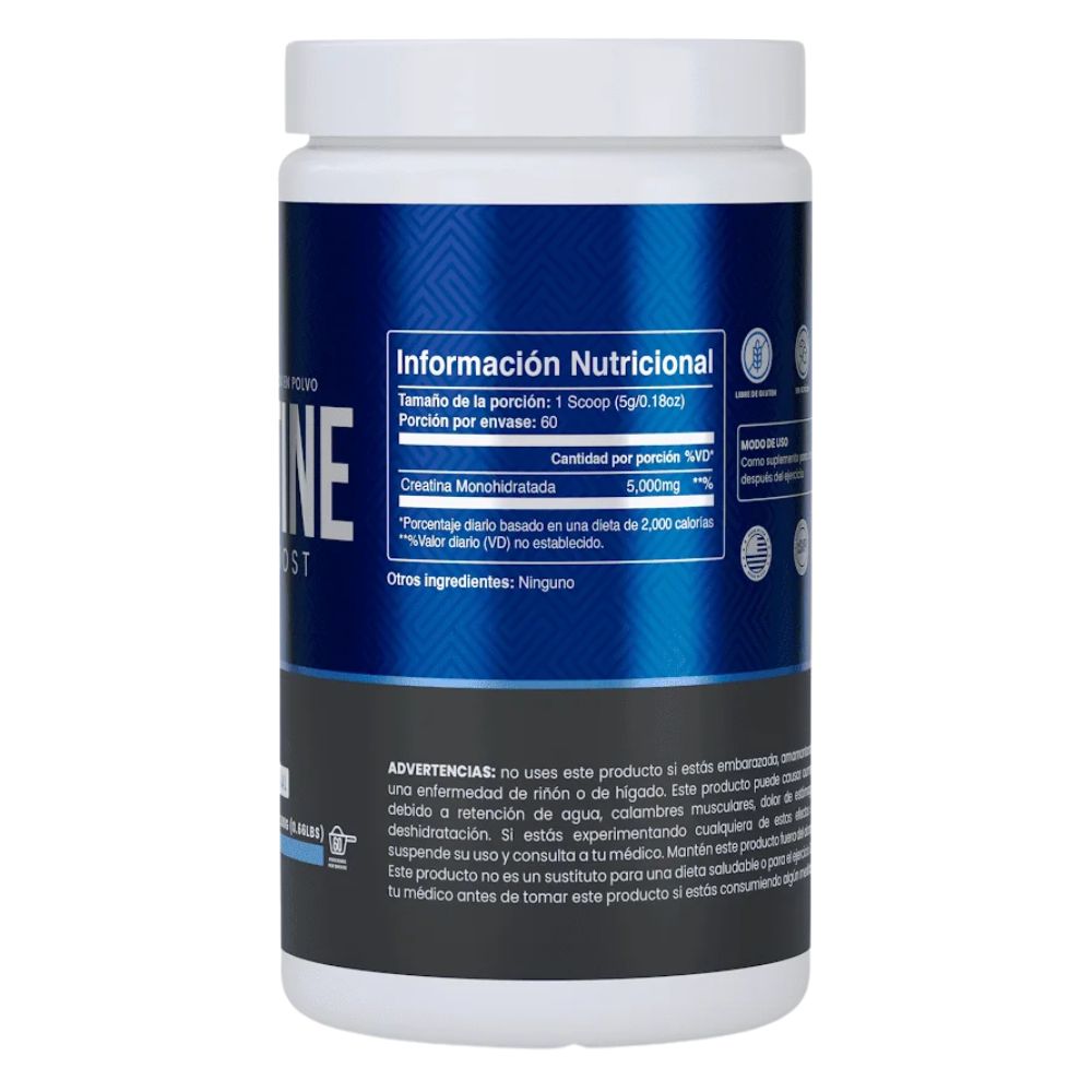 Vida Fit Creatine Power Boost Sin Sabor 300gr