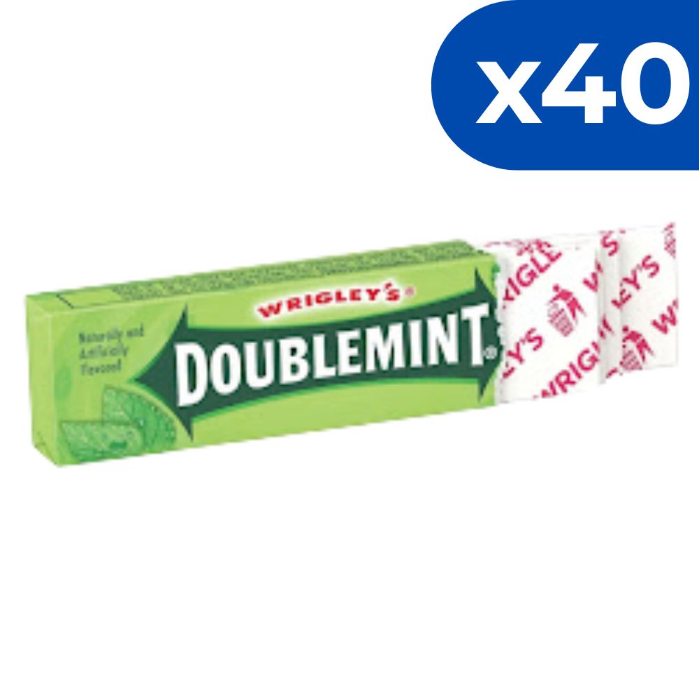 Doublemint Chicles sabor a Doble Menta 13gr x 4 Und