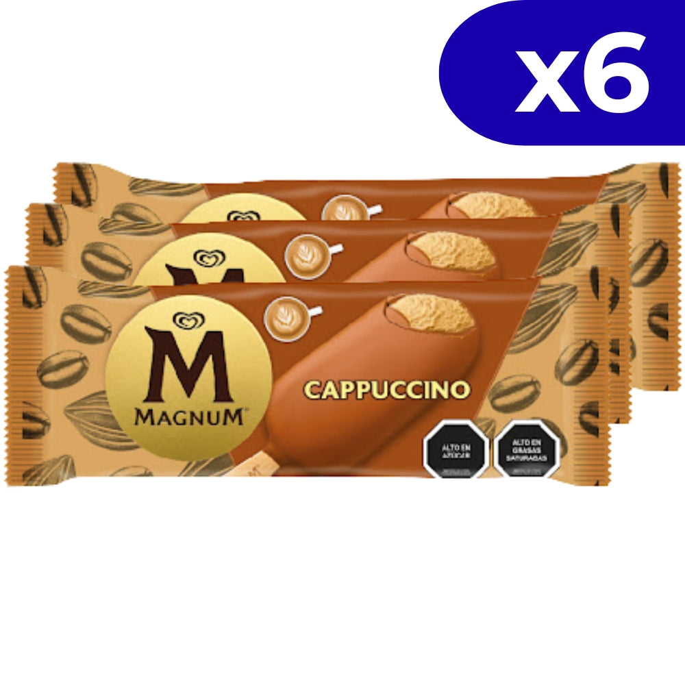 Magnum Helado Tio Rico Cappuccino 90ml 6 Und