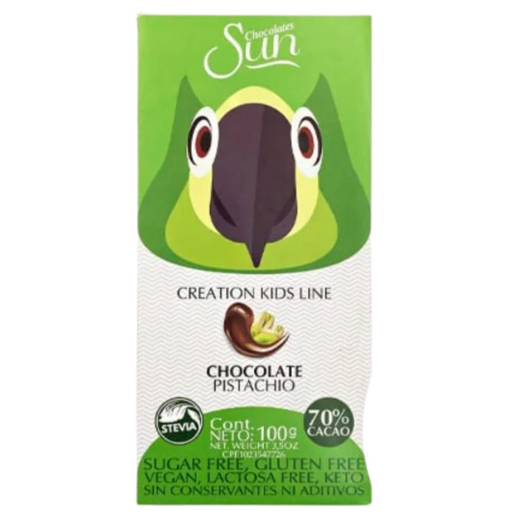 Chocolate Sun Creation Line Kids 70% Cacao Stevia Loro 100gr