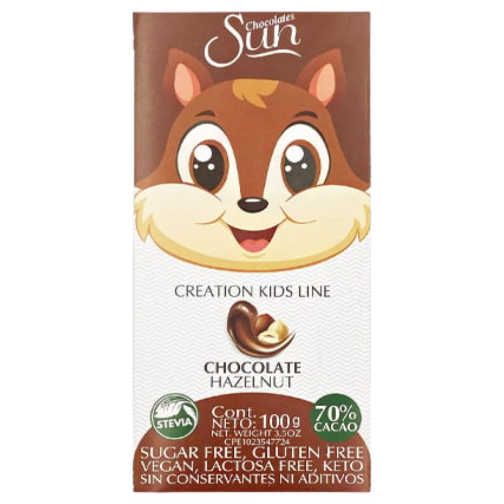 Chocolate Sun Creation Line Kids 70% Cacao Stevia Ardilla