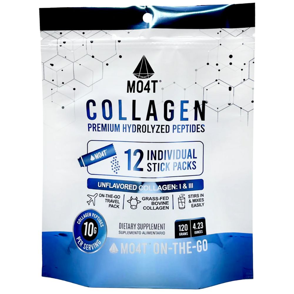 MO4T Péptidos De Colágeno Hidrolizado 12 Individual Stick