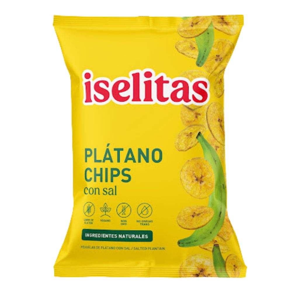 Platano Chips Iselitas Con Sal 300 gr
