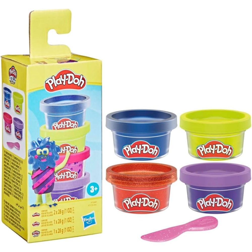 Play-Doh Mini Paquetes De Colores Monstruos 4Und
