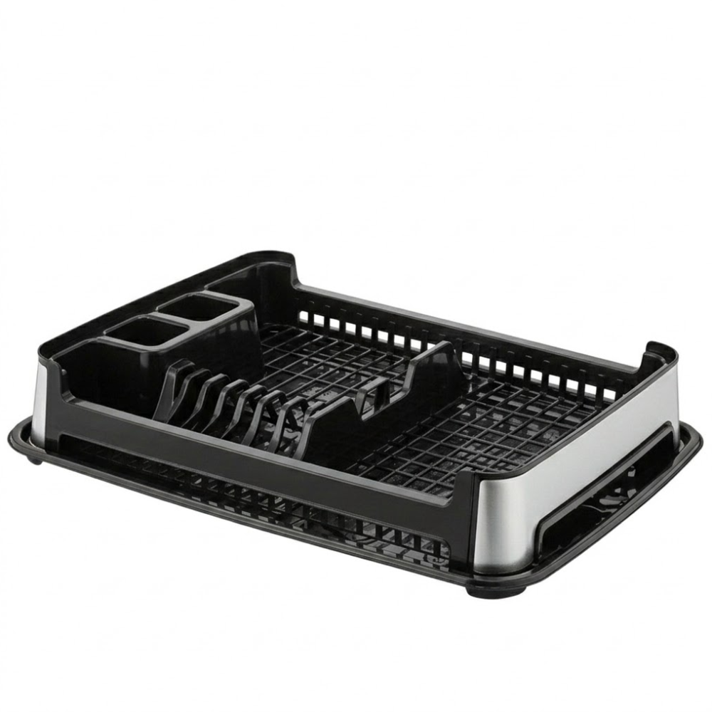 Alfa Hogar Escurridor Con Base Plástica Look Metal Smart