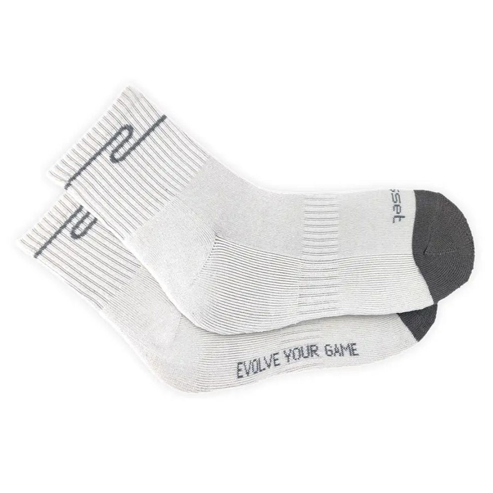 Zusset Medias Zet Para Padel Blanco/Gris 1 Par