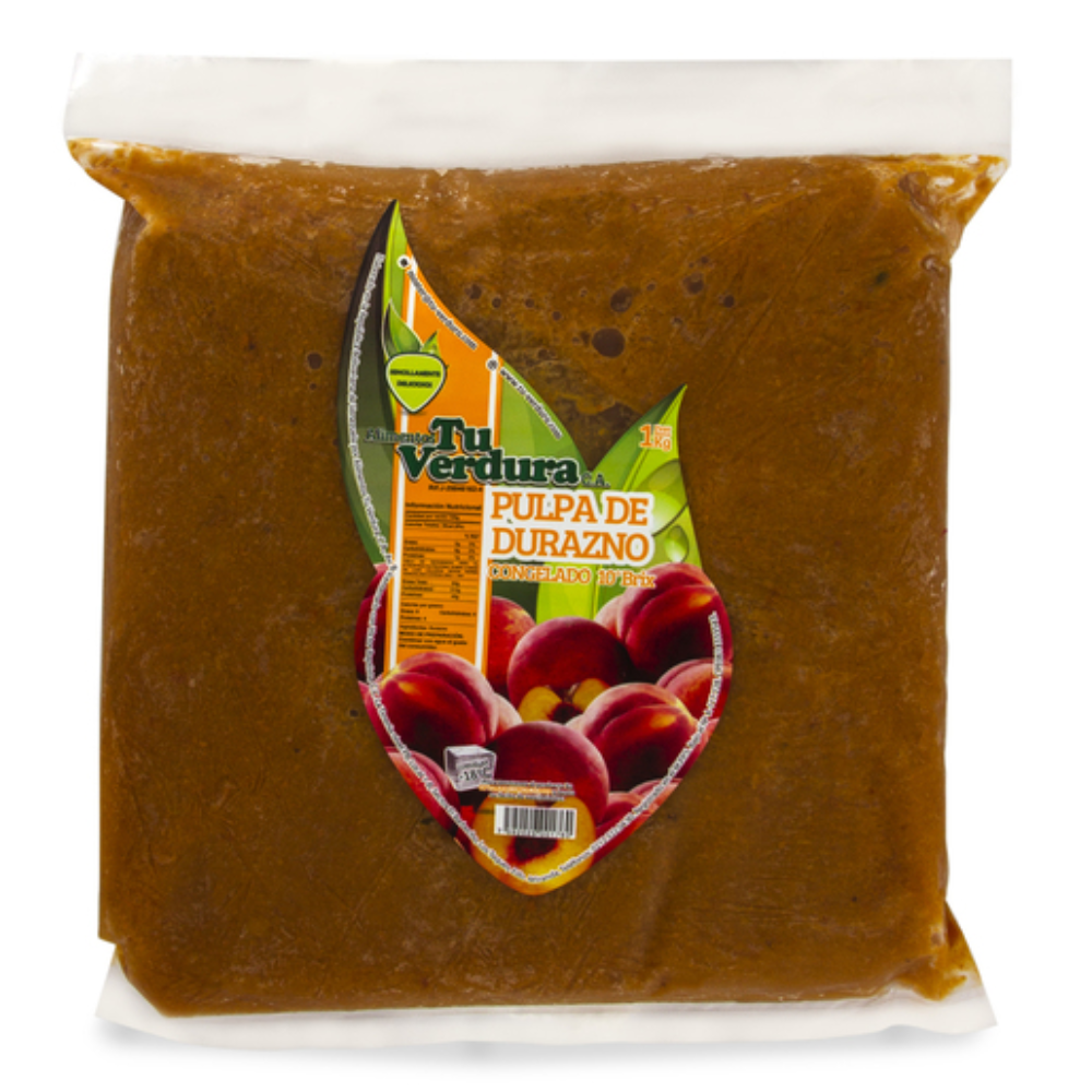 Verdi Fresh Durazno Pulpa Congelada 1 Kilo