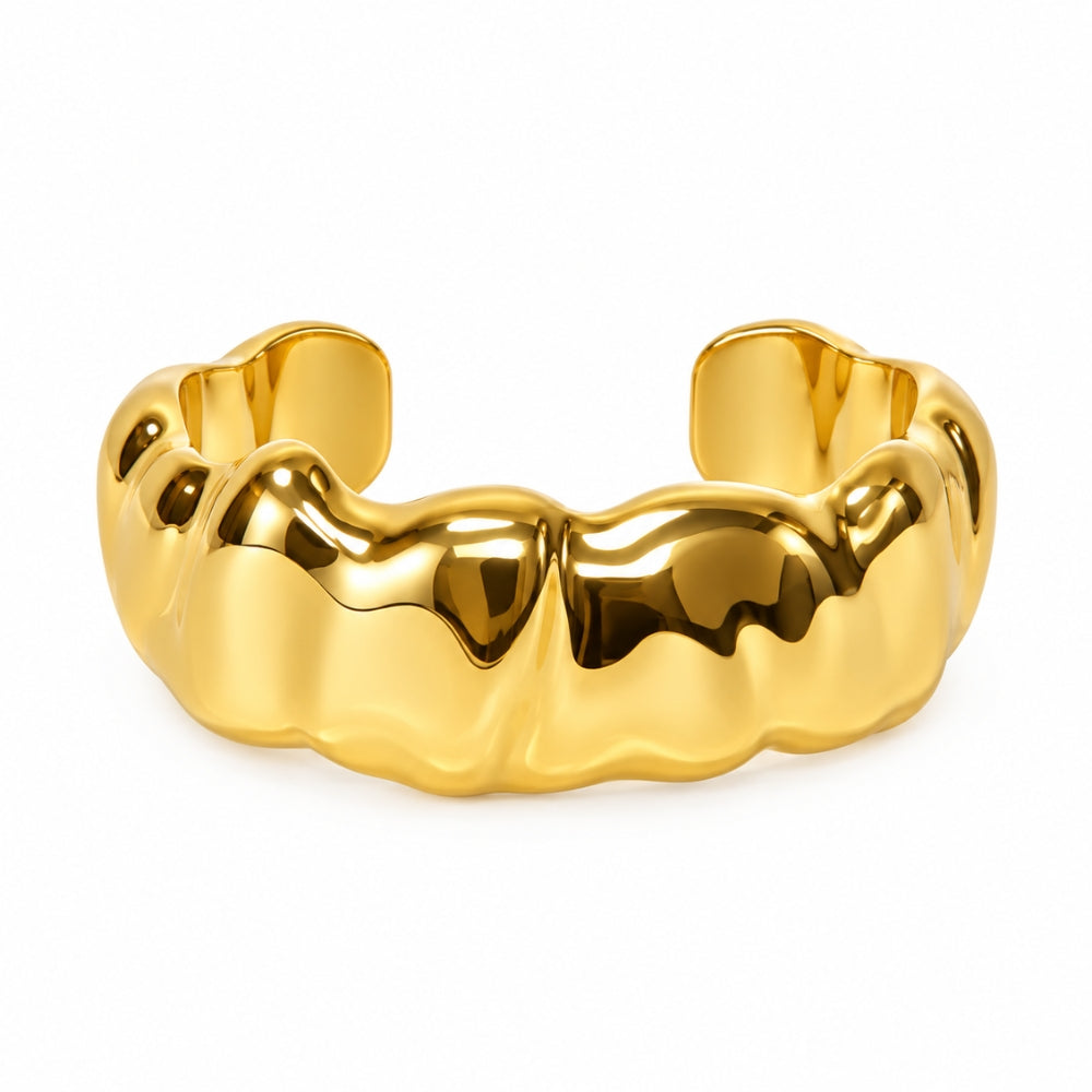 H&Co Brazalete Ajustable Para Damas Echo Cuff