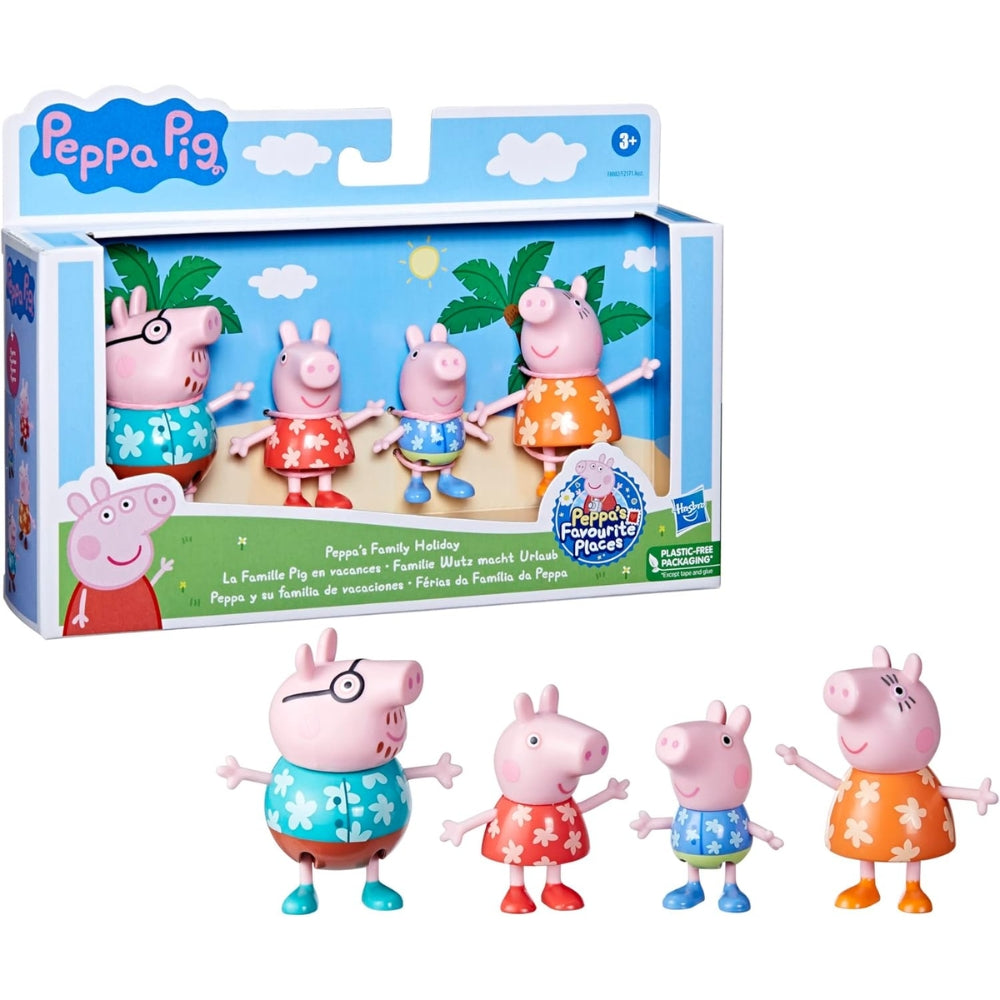 Hasbro Peppa's Family Peppa Y Su Familia Havaianas 4Pzs 3+
