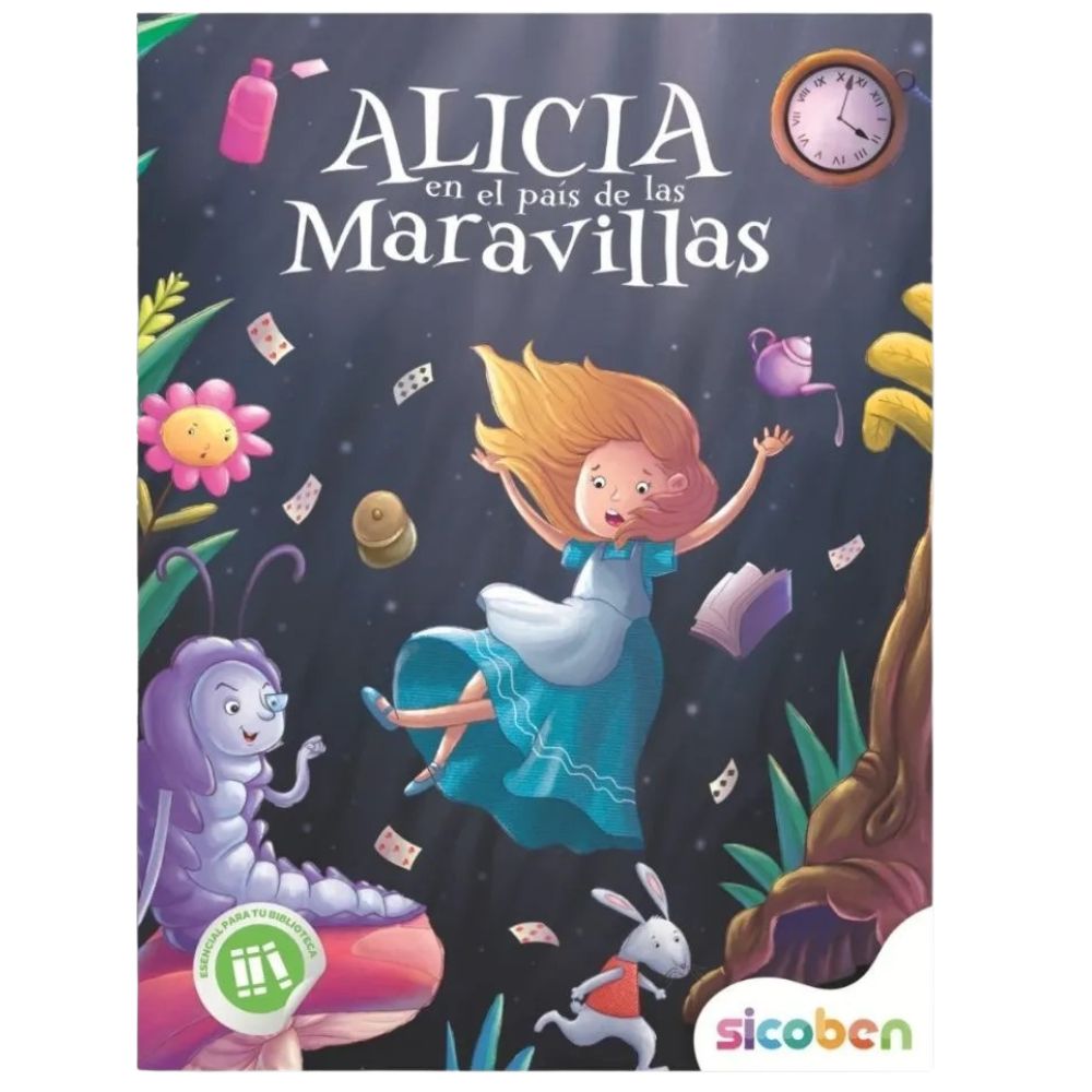 Cuentos Clásicos Alicia en el Pais de las Maravillas Sicoben