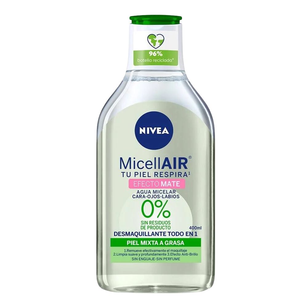 Nivea Agua Micelar Piel Mixta a Grasa 400ml