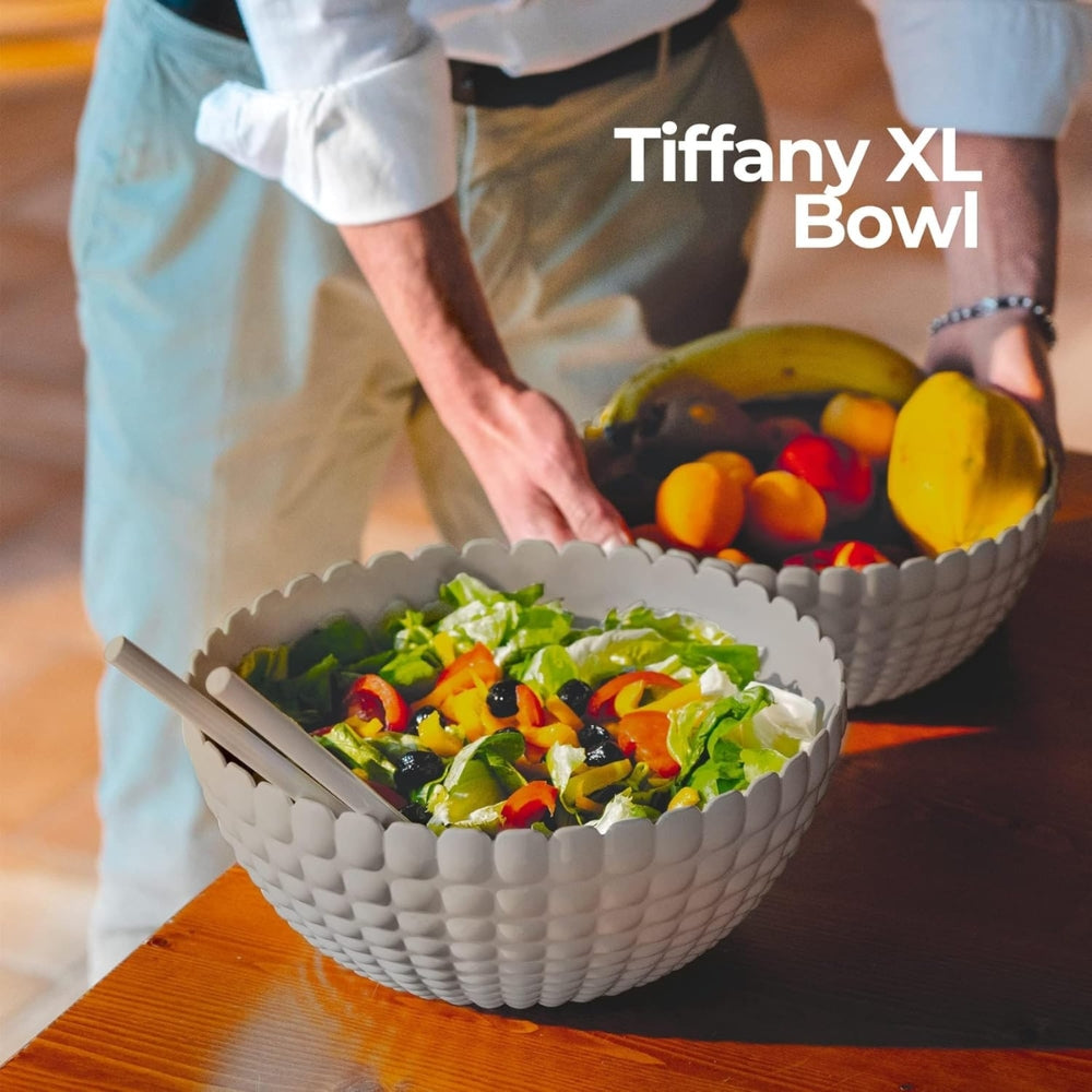Guzzini Bowl De Plástico Tiffany Tamaño XL Color Taupe