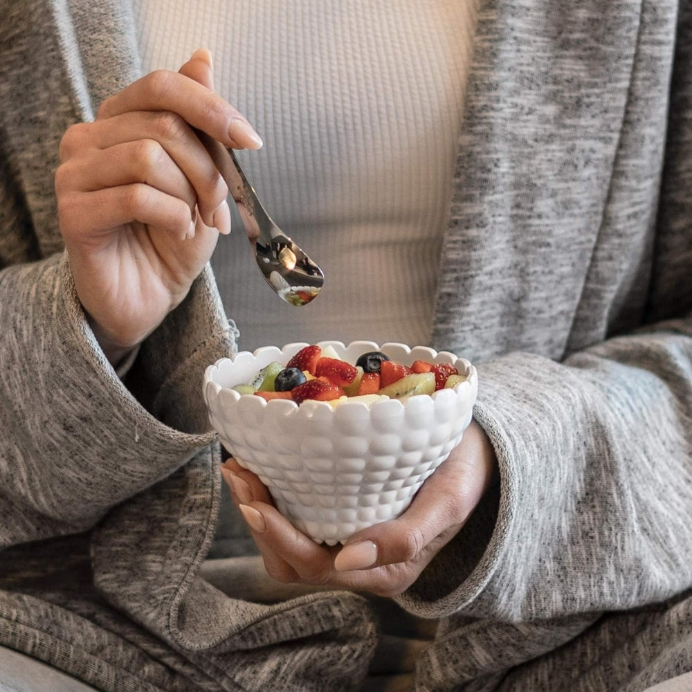 Guzzini Bowl De Plástico Tiffany Color Mauve Green 12cm