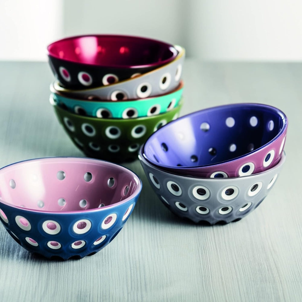 Guzzini Le Murrine Set De 2 Bowls Rosa/Blanco/Azul Mediterráneo