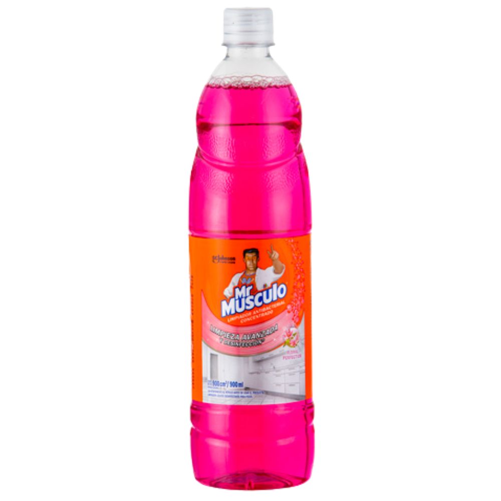 Mr Musculo Desinfectante Antibacterial Caricias Bebe 900ml
