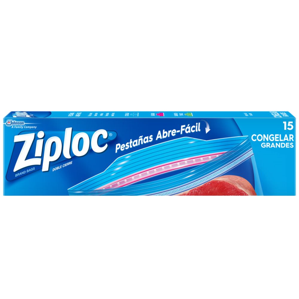 Ziploc Bolsas Para Congelar Grandes 15Und