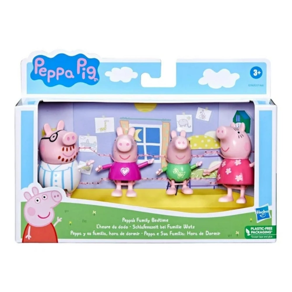 Hasbro Peppa's Family Hora De Dormir 4Pzs 3+