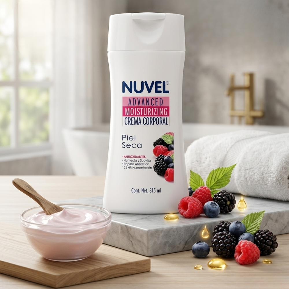 Nuvel Advanced Moisturizing Crema Corporal Antioxidantes "Piel Seca" 315ml