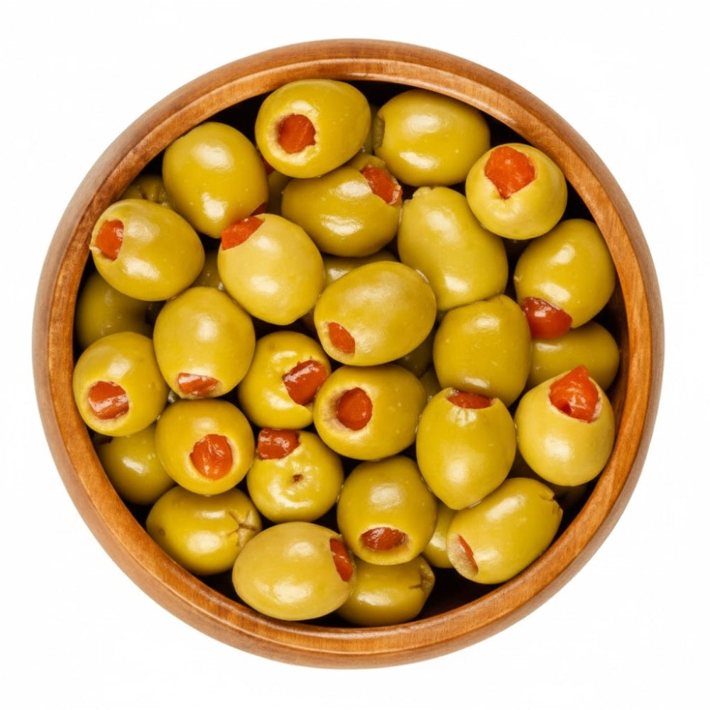 Excelencia Aceitunas Verdes Rellenas De Pimiento Asado Envase Lata 300gr