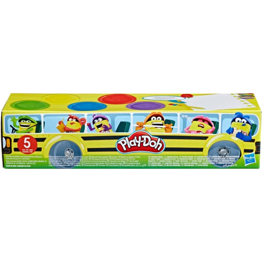 Play-Doh De Vuelta A Clases Pack Plastilinas Moldeadoras 5 Und 567gr