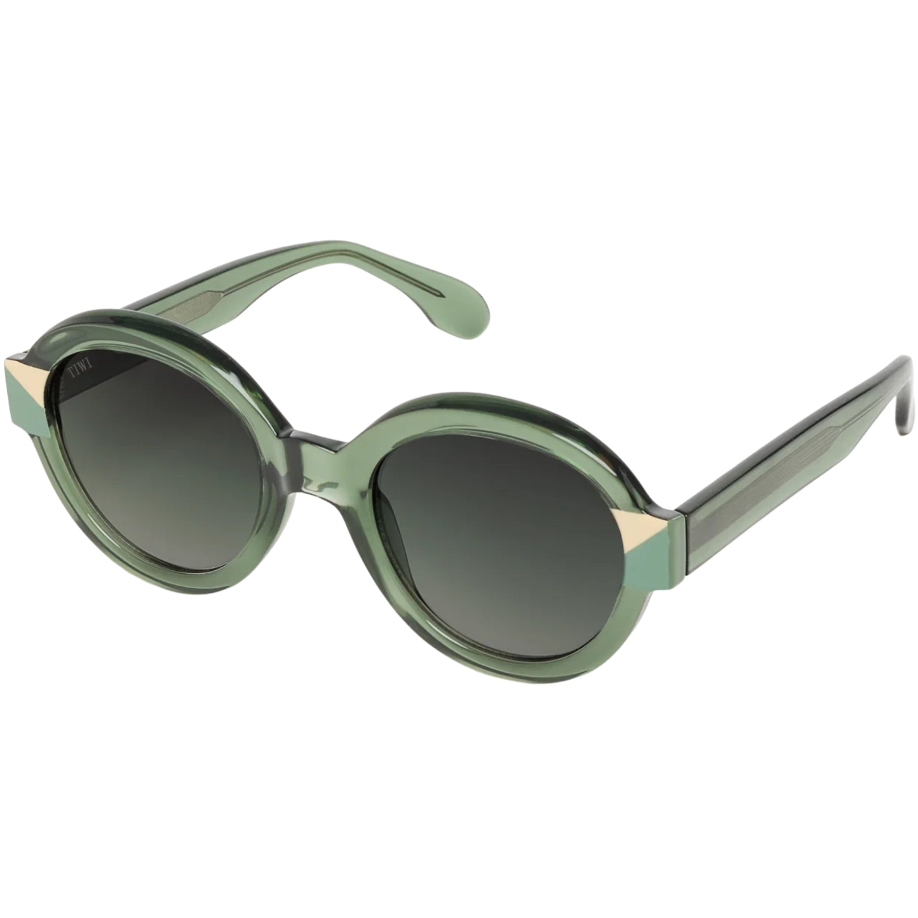 TIWI KORA 610 Tricolor Shiny Green / Olive / Beige
