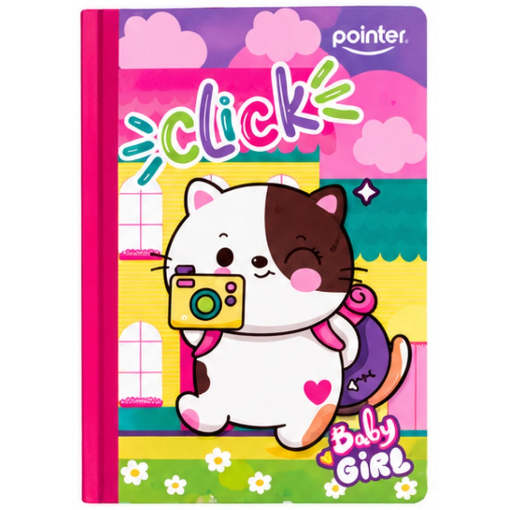 Pointer Libreta Empastada Doble Linea Niñas 100 hojas Opciones Varias