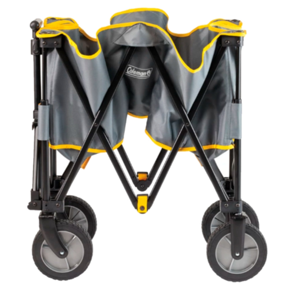 Coleman Carrito Playero Cuatro Ruedas Gris-Amarillo Farro Transportador