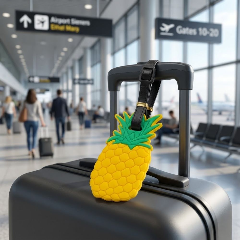 Travel Shop Identificador De Equipaje Figura Pineapple