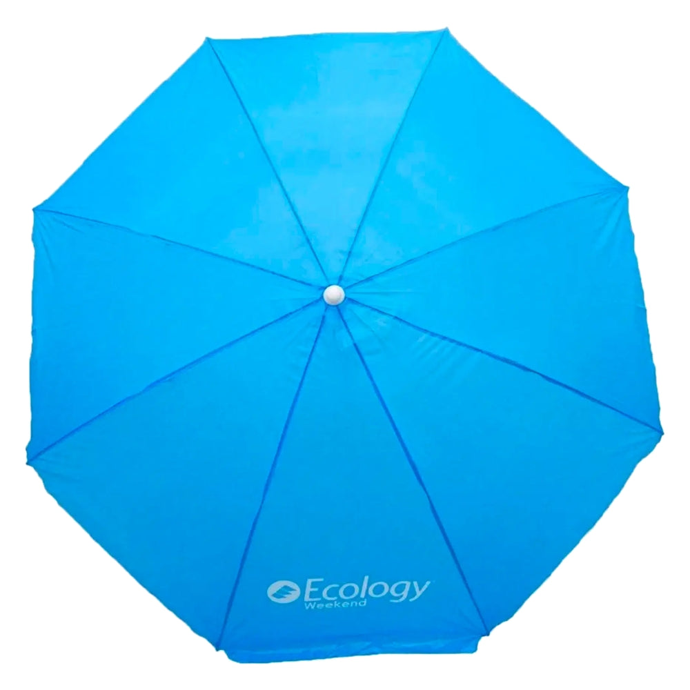 Ecology Sombrilla Playera Weekend Azul Claro 2.10m