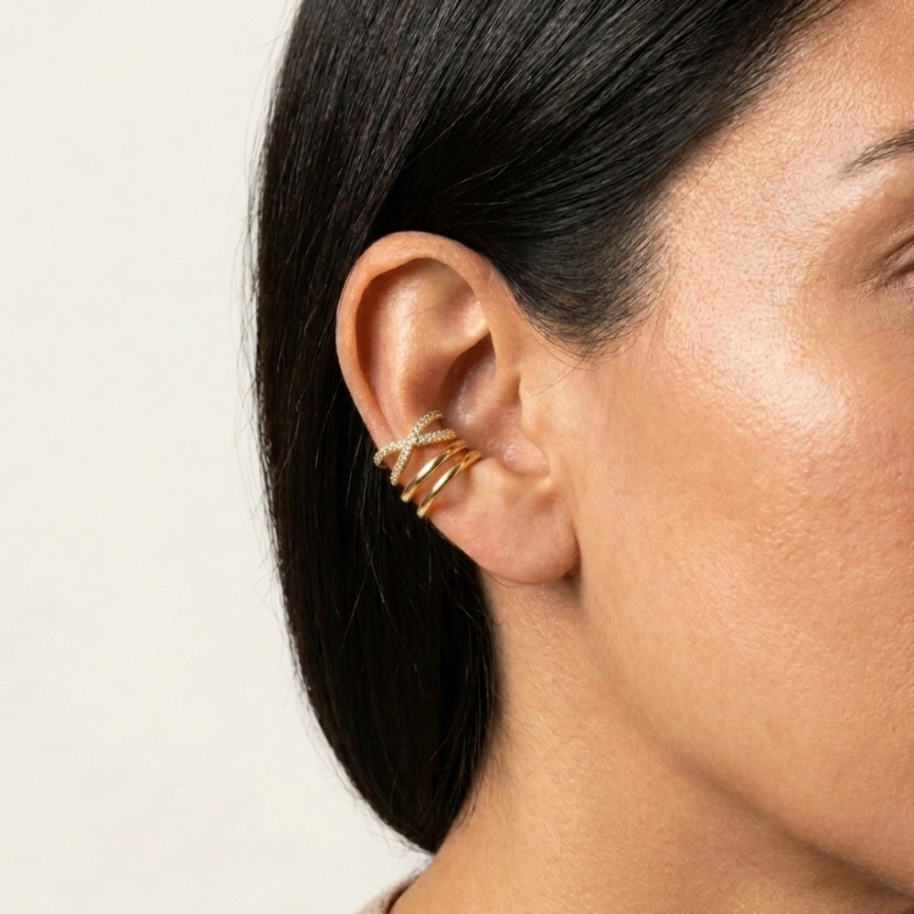H&Co Ear cuffs Oro en Movimiento