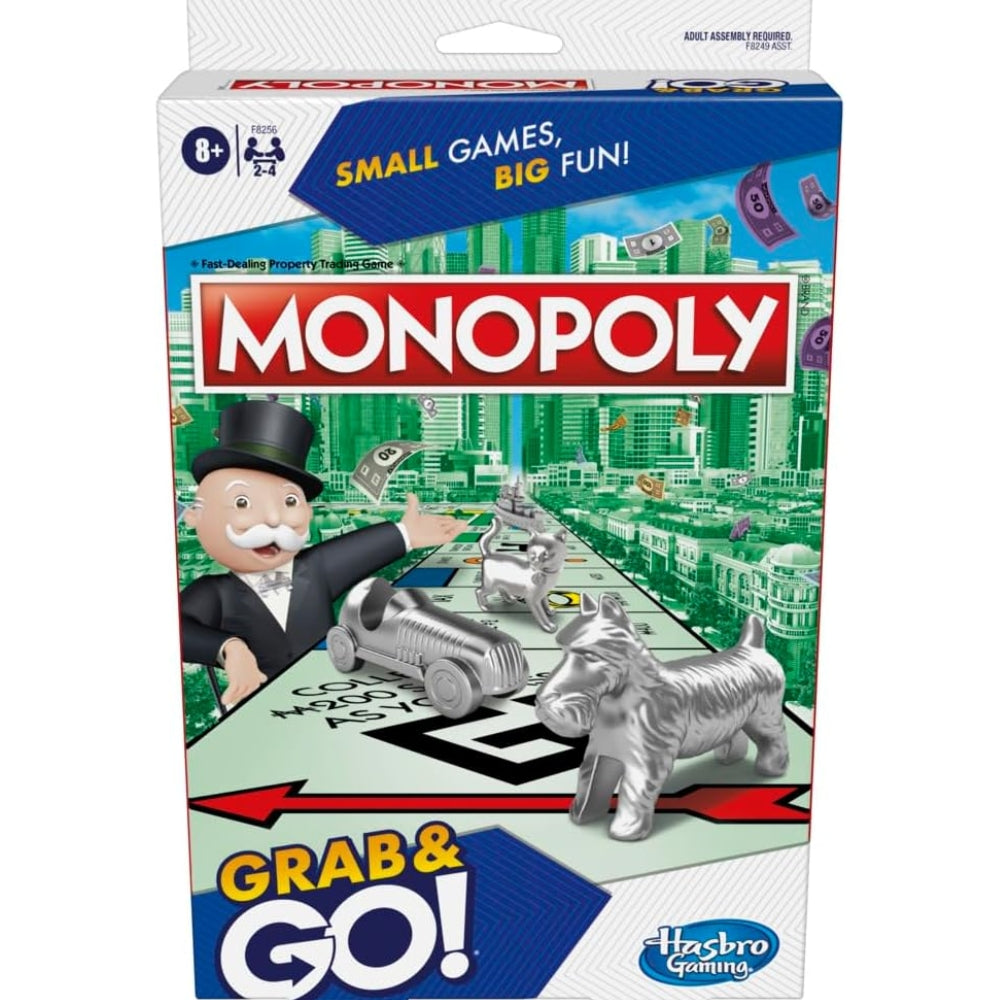 Hasbro Juego De Mesa Monopoly Grab & Go! 8+