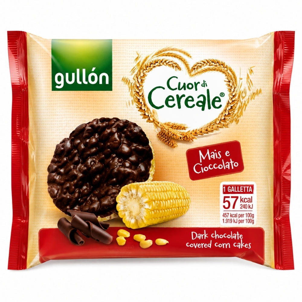 Gullon Tortilla de Maiz Chocolate Negro Sin Gluten 100gr Pack 4 Und
