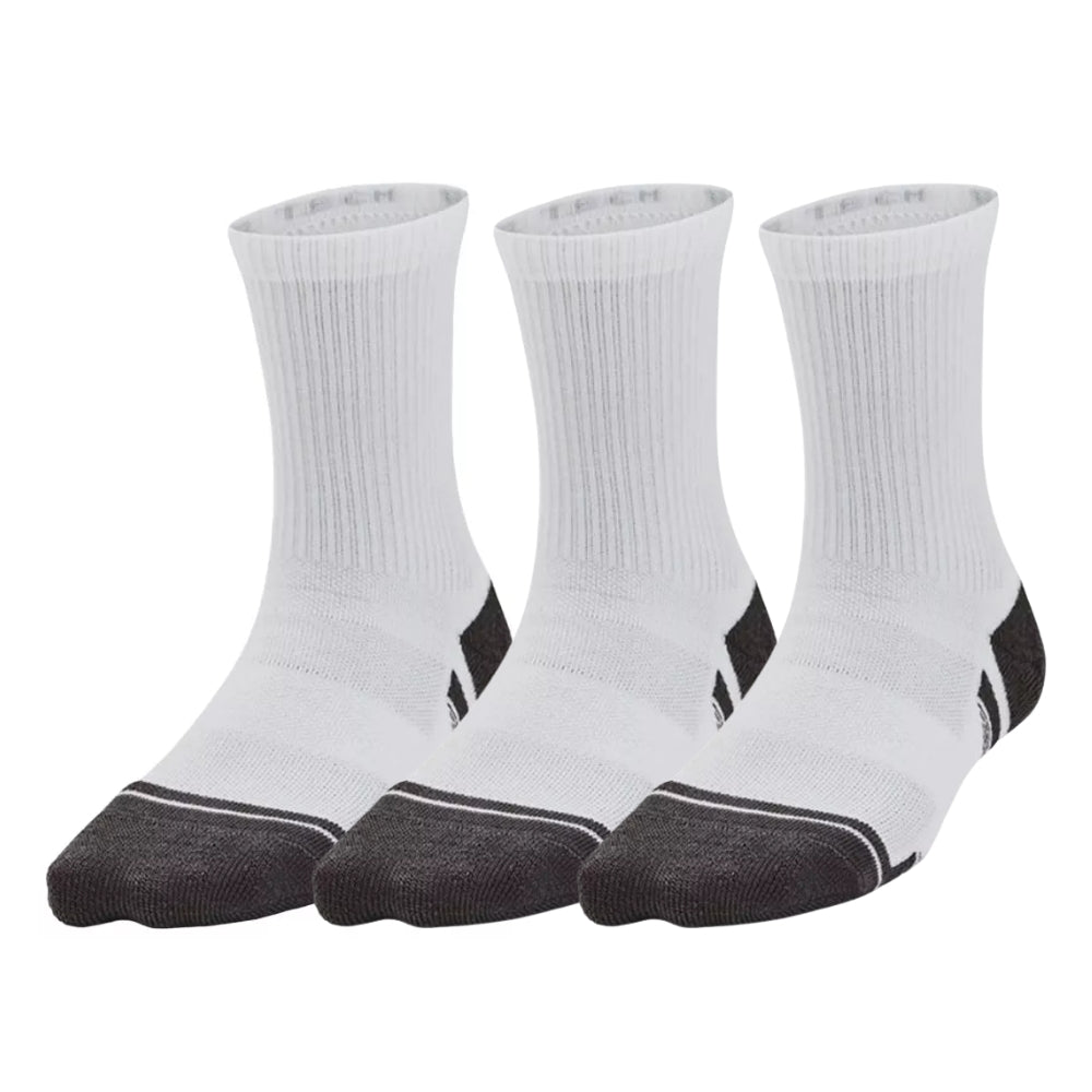 Under Armour Medias Deportivas Para Niños 3 Pack Color Blanco