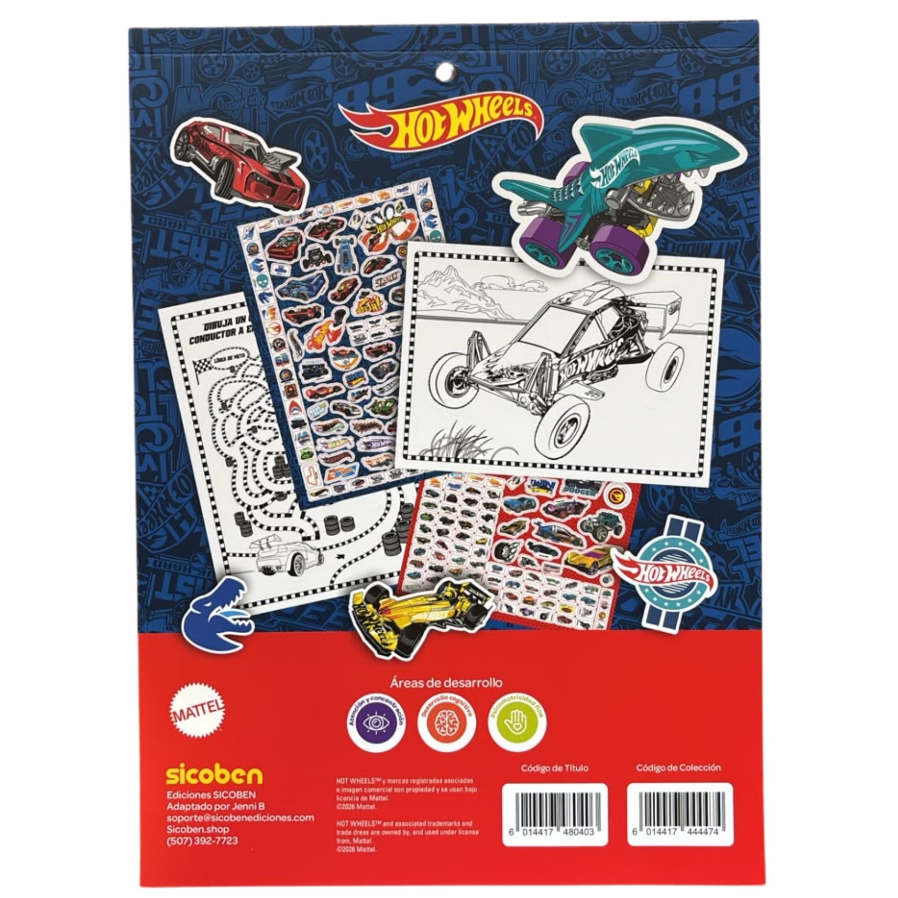 Super Block De Stickers 500+ Hot Wheels