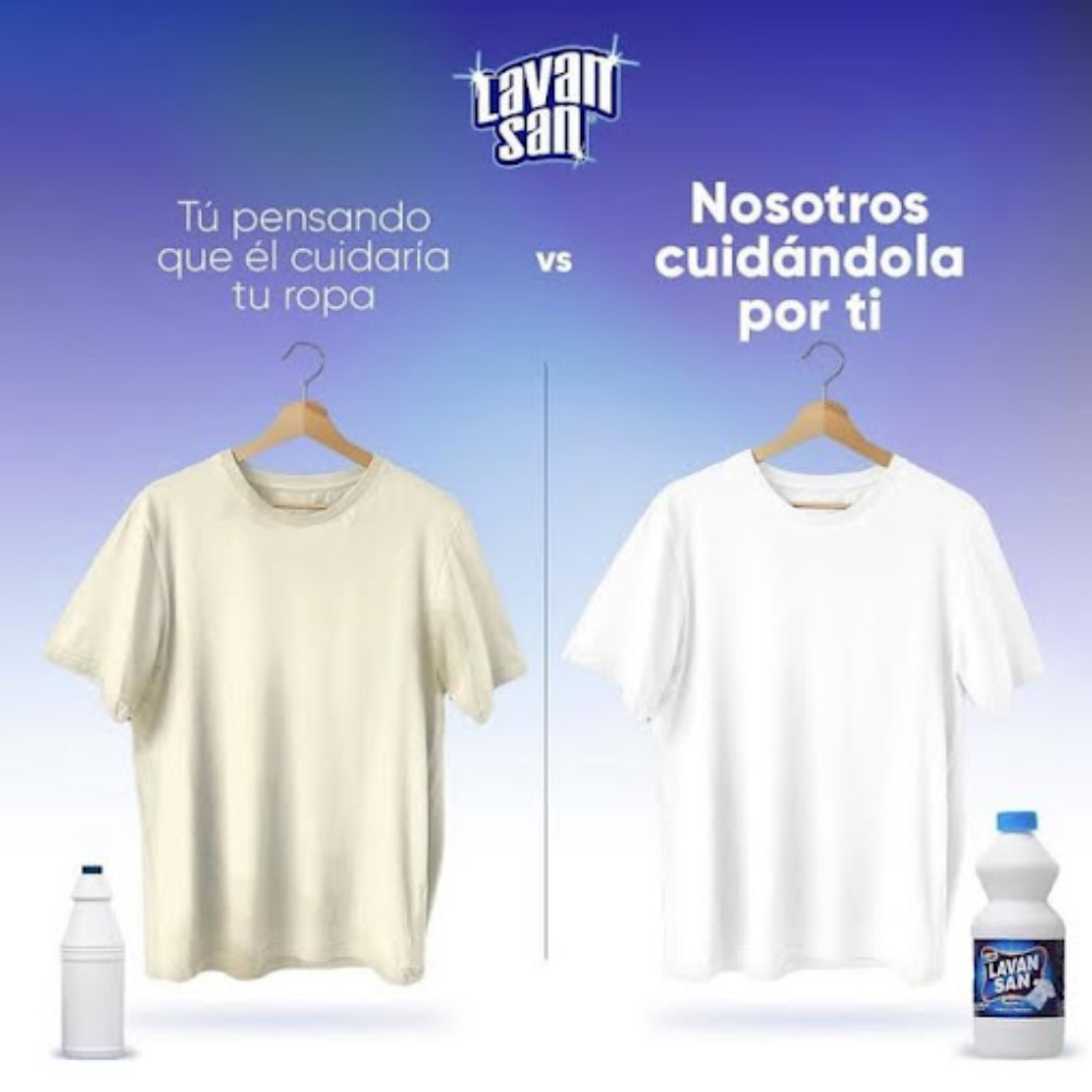 Lavansan Lejía Para Ropa 1L