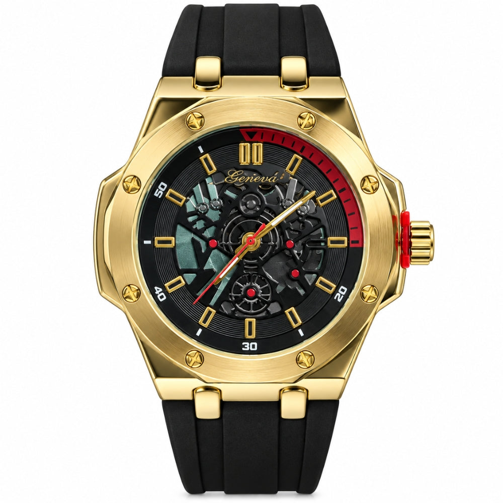 Ed Hardy Reloj Para Caballeros Gold & Matte Black