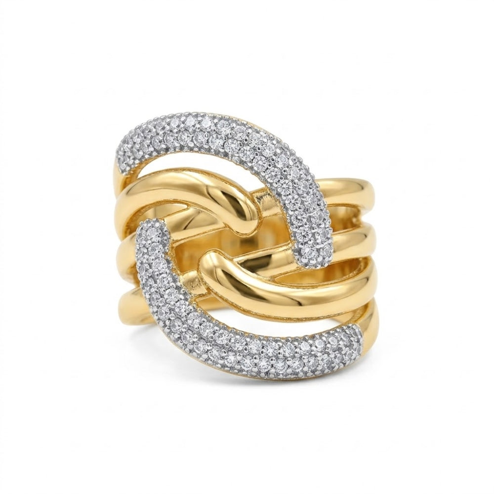 H&Co Anillo Ajustable Para Damas Sinfonia