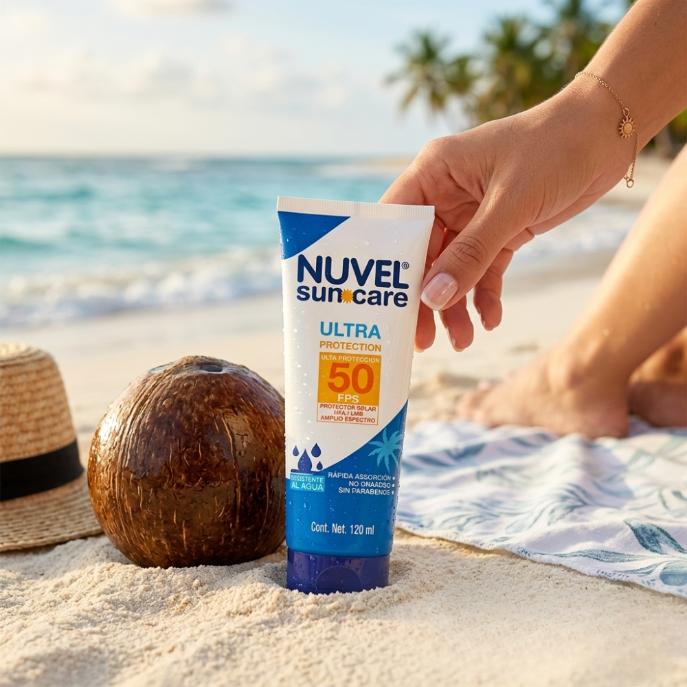 Nuvel Bloqueador Solar Suncare Ultra Protection 50FPS 120ml