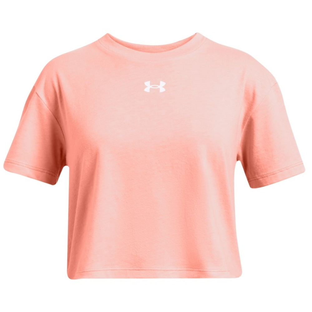 Under Armour Camiseta Manga Corta Sportstyle Para Niña Color Naranja