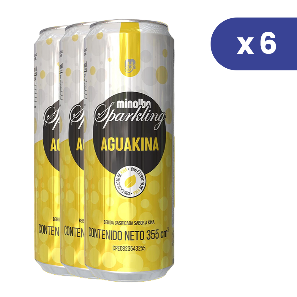 Minalba Sparkling Aguakina 355ml 6 und