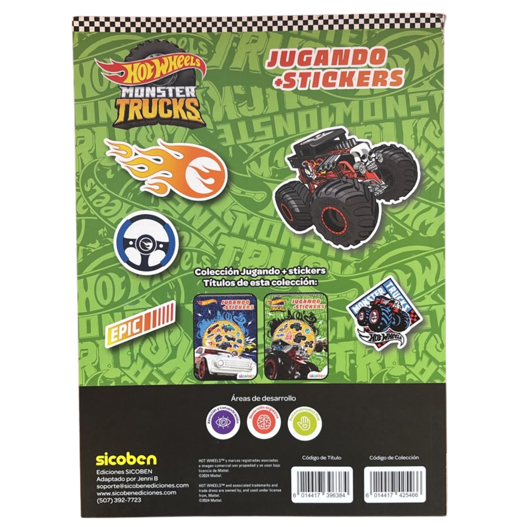 Sicoben Jugango Stickers Hot Wheels Monster Truck