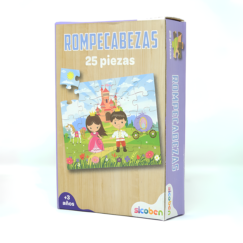 Rompecabeza 25 Piezas Princesa 3+ Sicoben