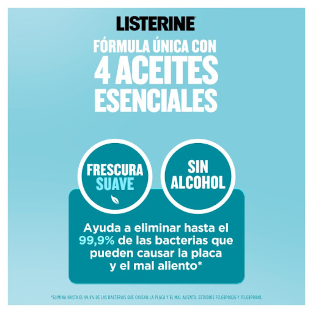 Listerine Enjuague Bucal Cool Mint Zero 500ml