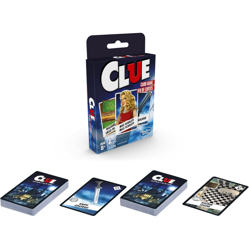 Hasbro Juego De Cartas Clue 8+