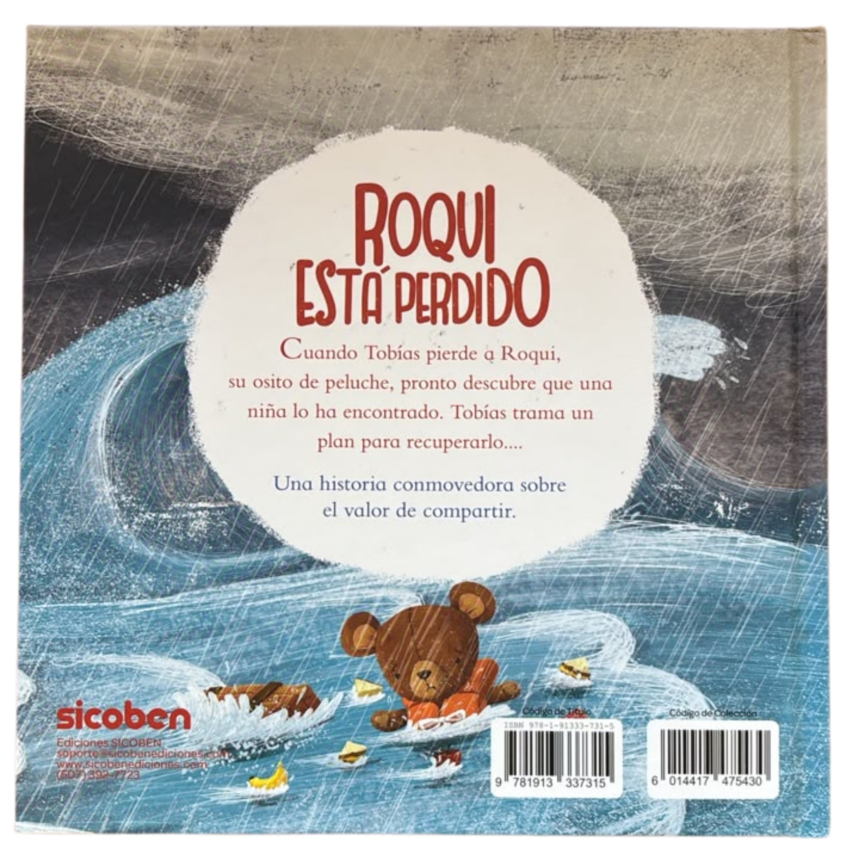 Sicoben Libro "Roqui está Perdido" Autor Patrick Corrigan