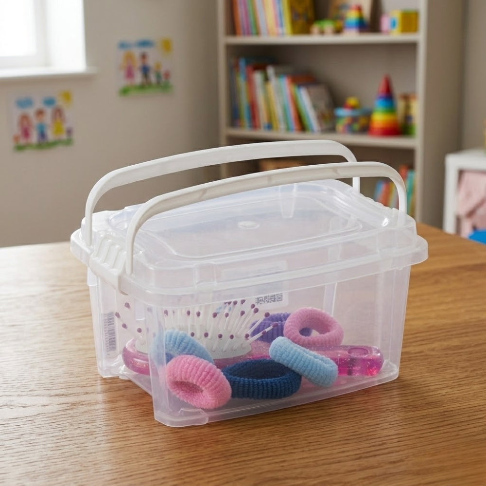 Alfa Hogar Caja Organizadora Con Asas 18,4 x 13,4 x 10,3 cm