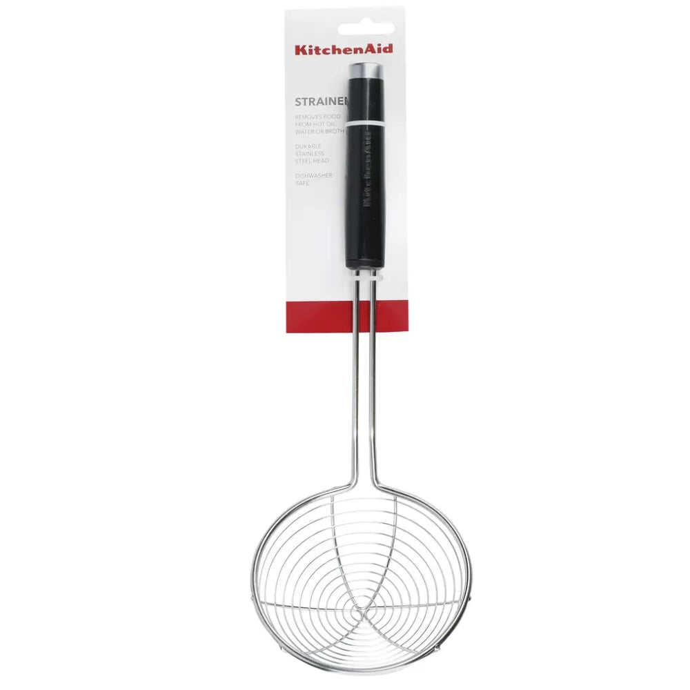 KitchenAid Colador de Acero Inoxidable Color Negro