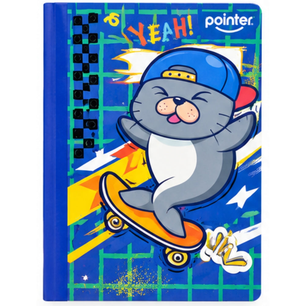 Pointer Libreta Empastada Cuadriculada Niños 100 hojas Opciones Varias