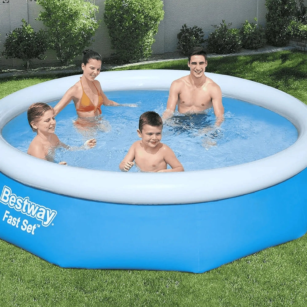 Bestway Piscina Inflable Redonda Pool Fast Set 2.44m X 61cm