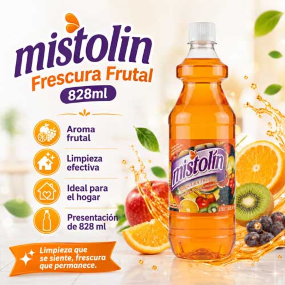 Mistolin Limpiador Aromatizante Frescura Frutal 828ml